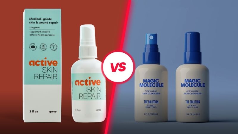 active skin repair compared magic molecule