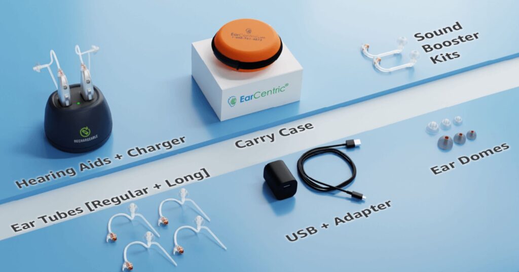 earcentric easycharge box content