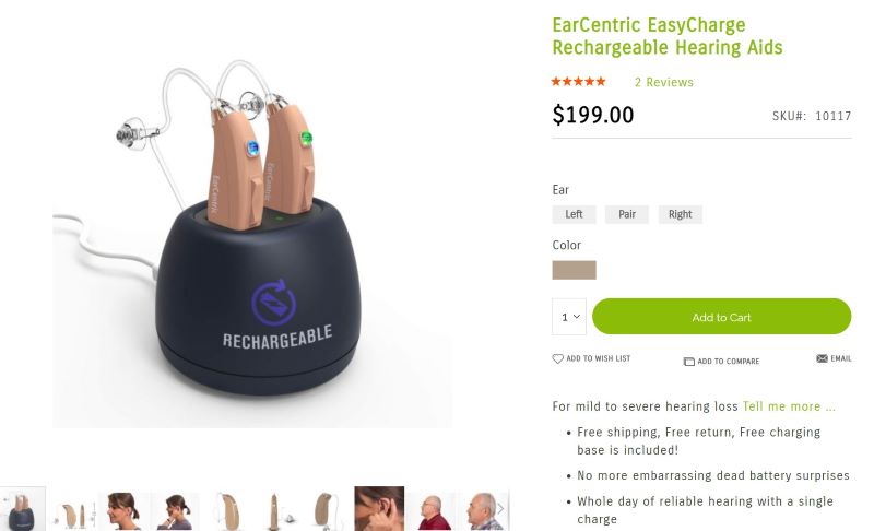 earcentric easycharge cart