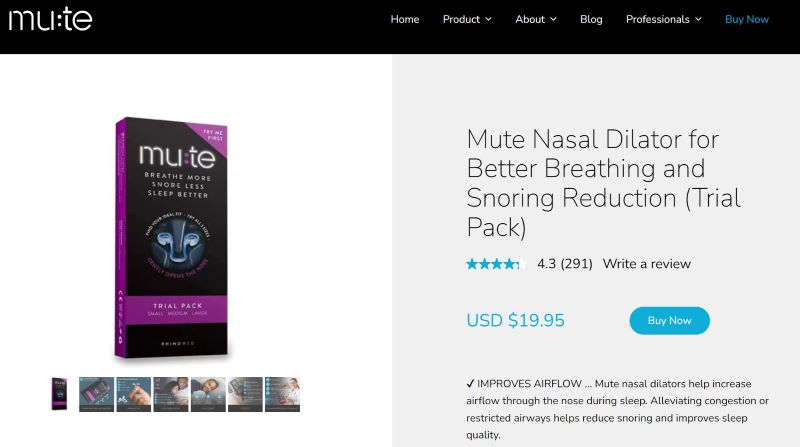 mute by rhinomed price