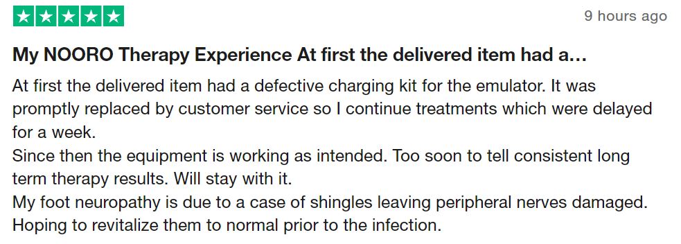 nooro customer trustpilot 3